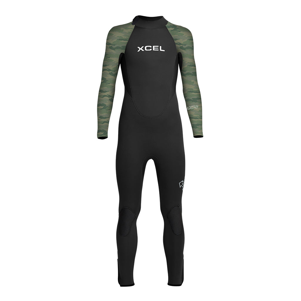 YOUTH AXIS BACK ZIP 3/2MM STEAMER WETSUIT xcelwetsuits