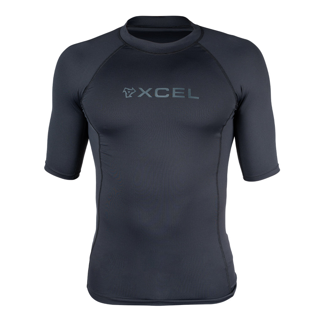 MENS PREMIUM STRETCH SHORT SLEEVE UV xcelwetsuits